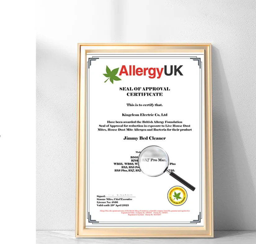 Allergy UK Foundation Seal of Approval